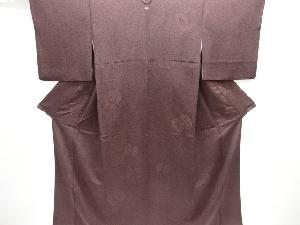 のり散らし模様一つ紋小紋着物